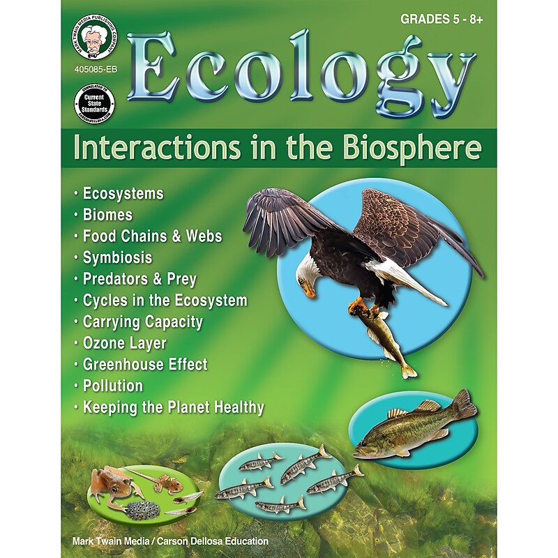 Carson Dellosa Mark Twain Workbook Ecology Workbook image 1