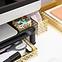 Mind Reader Metal Desk Organizer Set, Gold, 4 Pieces/Set (DESK4-GLD)~#|#~B1E89350-9E67-494F-A04F13E7D389E21B_sc7