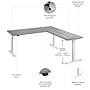 Bush Business Furniture Move 60 Series 72"W L Shaped Adjustable Standing Desk, Platinum Gray (M6SL7278PGWK)~#|#~B1E8FFDB-DCD4-44C5-B4CC4D3B2ABC9813_sc7
