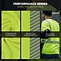 GloWear 8370 High Visibility Long Sleeve T-Shirt, ANSI Type R Class 3, Lime, X-Large (22255)~#|#~B1EB9BCF-70AF-4786-98ACFC274435F2FB_sc7