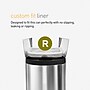 simplehuman Code R 2.6 Gallon Trash Bag, Low Density, White, 240 Bags/Box (CW0253)~#|#~B1ED30FA-D41C-44D1-9EEBC2D72A62DFB6_sc7