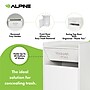 Alpine Industries Wood Trash Can, 40 Gallon, White (476-WHI)~#|#~B1ED3799-5E47-4386-A7A08C29318BC6B5_sc7