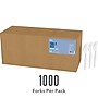 Perk™ Polystyrene Fork, Medium-Weight, White, 1000/Pack (PK56397)~#|#~B1EE6F6A-754A-4002-A33A40BFBDB0C5B8_sc7