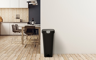 Hefty 12 Gallon Slim Step Trash Can - Thumbnail 2