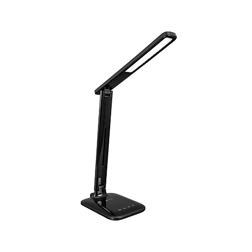 OttLite Slimline LED Desk Lamp, 19", Black (CS336G5CSHPR) Staples