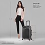 DUKAP Inception 22.04" Hardside Suitcase, 4-Wheeled Spinner, TSA Checkpoint Friendly, Black (DKINC00S-BLK)~#|#~B1F350B3-3C33-4664-BD30E6AD04F91752_sc7