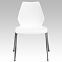 Flash Furniture HERCULES Series Plastic Stack Chair with Lumbar Support, White (RUT288WH)~#|#~B1F62E12-E107-49CE-BC797BD46E6D0C80_sc7