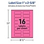 Avery Hemp Star Laser/Inkjet Multipurpose Labels, 2-1/4" x 2-3/8", Off-White (96/Pack)~#|#~B1F9E2F9-5620-4922-8585077E5714BA6A_sc7