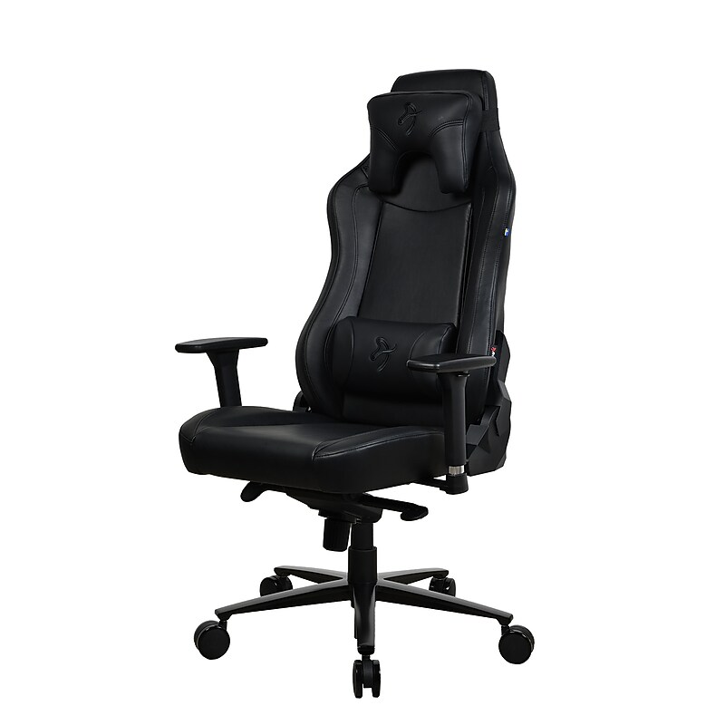 Arozzi Vernazza SoftPU Faux Leather Ergonomic Racing Gaming Chair, Pure Black (VERNAZZA-SPU-PBK) image 1