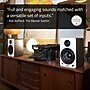 Fluance Ai61 2-Way 2.0 Stereo Bluetooth Bookshelf Speakers with 6.5" Drivers, 120W Amp for Turntable, Black Ash (AI61)~#|#~B1FB6E0B-23ED-4245-B122087B19372B23_sc7