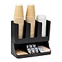 Mind Reader 6 Compartment 2-Tier Cup and Condiment Countertop Organizer, Black (UPRIGHT6-BLK)~#|#~B1FBD969-FA44-461D-83A24DEBA4BBA042_sc7