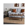 Household Essentials Crown 43.3"W x 23.6"D Laminate Coffee Table, Hickory/Black (8235-1)~#|#~B1FE2BE6-ED18-4121-B72F1AF4C5AC19A4_sc7