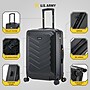 US Army FOX 24" Hardside Suitcase, 4-Wheeled Spinner, TSA Checkpoint Friendly, Black (USLFOX00M-BLK)~#|#~B2025E89-E49F-4F96-9A23D587BE2DE915_sc7