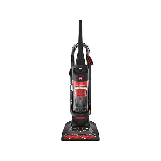 Hoover WindTunnel HighCapacity Upright Vacuum, Bagless, Black/Red