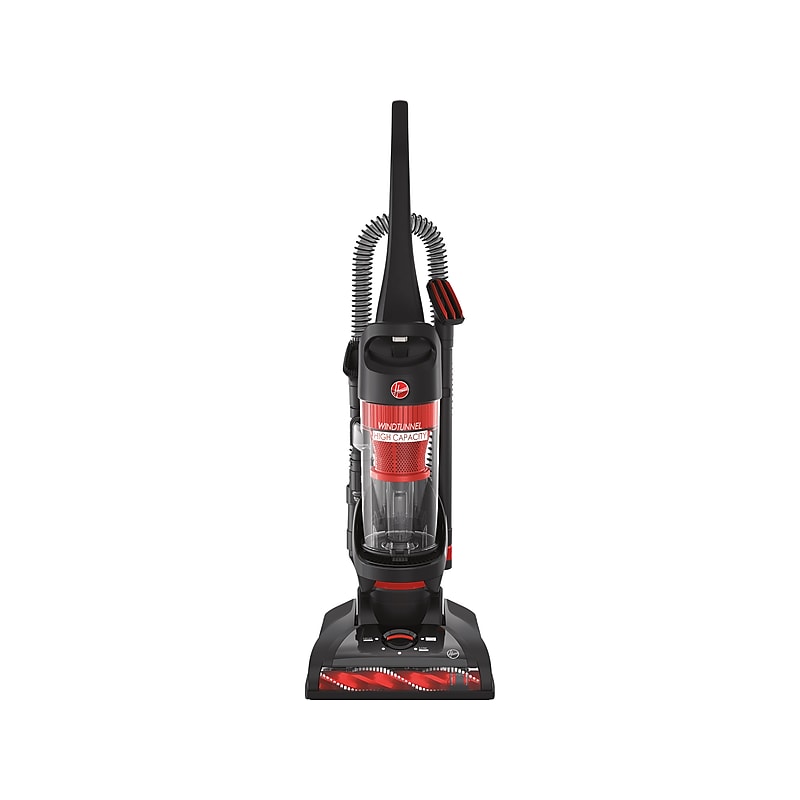 Hoover WindTunnel High-Capacity Upright Vacuum, Bagless, Black/Red (UH71104) image 1
