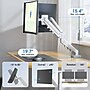 FlexiSpot MA1 Adjustable Dual Arms, Up to 32" Monitors, White (MA1W-D-DP)~#|#~B20A86CE-56C0-437A-A261DE17616B4DCF_sc7