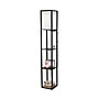 Simple Designs Etagere Organizer 62.5" Floor Lamp with Rectangular Shade, Black (LF1037-BLK-CCLB)~#|#~B20CD9B9-7495-4439-B30B5A0CC5E7A342_sc7