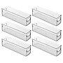 iDESIGN Medium Stackable Plastic Storage Bin, Clear, 6/Pack (29087M6)~#|#~B20DA167-6858-4A6D-B5AED1D2D5CA7504_sc7