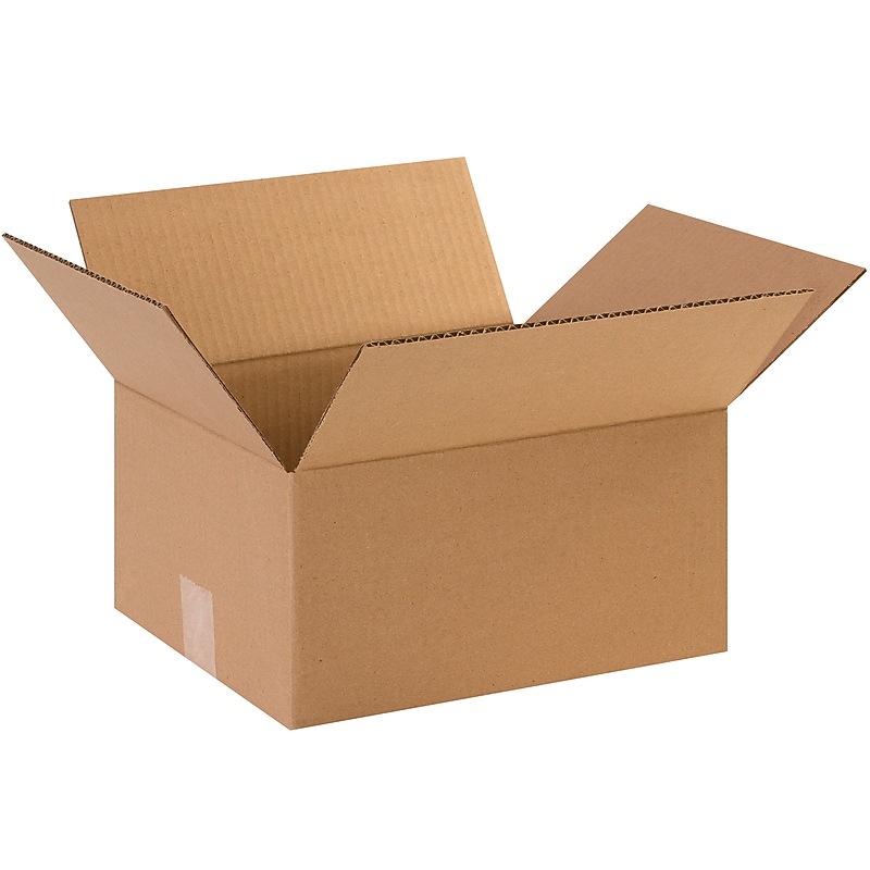 12" x 10" x 6" Shipping Boxes, 32 ECT, 25/Bundle (12106) image 1