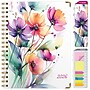 2026 Global Printed Products 8.5" x 11" Weekly & Monthly Planner, Paperboard Cover, Rainbow Floral (FSHN-CY26-8511-53)~#|#~B212B5AE-6BB7-4A63-992FEF2060606C29_sc7