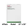 Staples Easel Pads, 27" x 35", White, 50 Sheets/Pad, 4 Pads/Carton (ST17641)~#|#~B21465BD-882E-4D7E-80DE7EF3A0E4853A_sc7