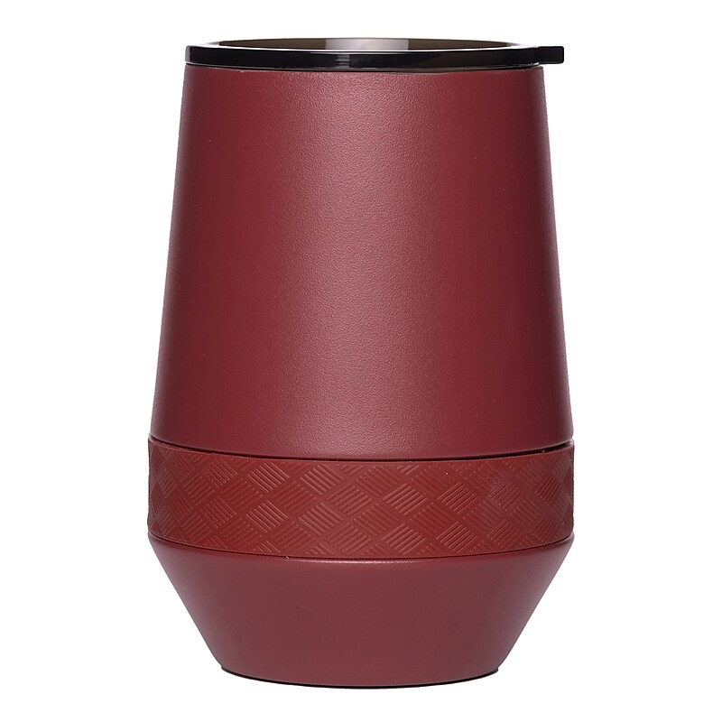 Elemental Recess Series Stainless Steel Triple Wall Insulated Stemless Wine Tumbler, 10 oz., Burgundy (EWT10BR6) image 1