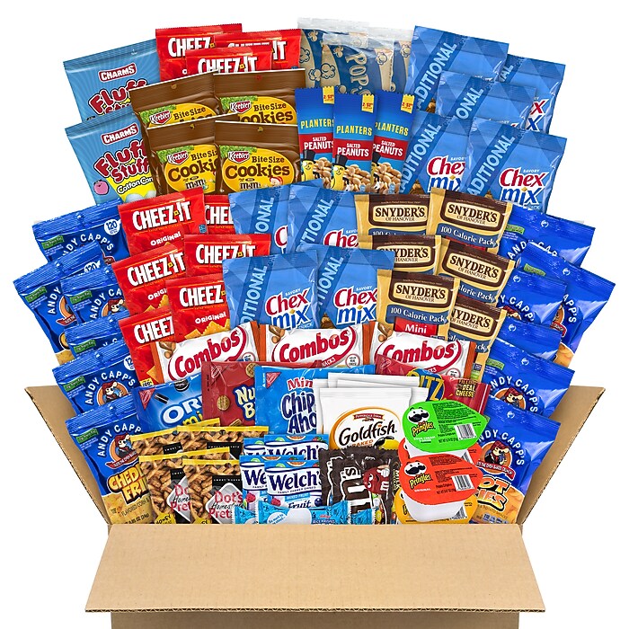Break Box Big Party Snack Box, Assorted, 75/Pack (700-S0026) | Staples