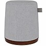 MUM Perch Fabric Round Sitting Stool Ottoman, Gray (PSF5000)~#|#~B21A26EE-087F-4A63-832405256A7B0570_sc7