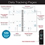Global Printed Products 6" x 8.5" Fitness Planner, Black/Grungy Gold (GPP-0069-S)~#|#~B21A4195-1ACE-4E00-B998224ED6E4C9AE_sc7