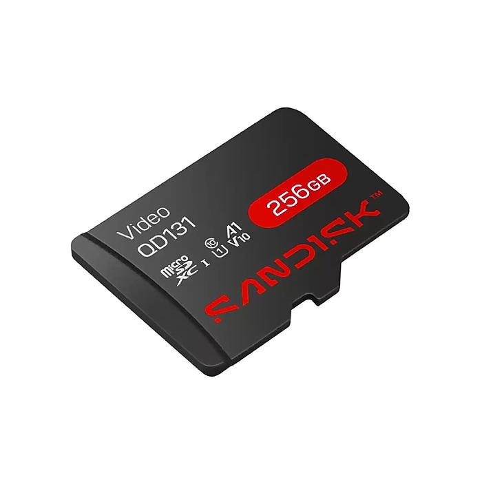 SanDisk Video 256GB microSD Memory Card, UHS-I (SDSDQAS5-256G