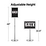 Staples Sign Holder, 11" x 17", Metallic (28068)~#|#~B2221DF8-A120-484A-9361AFAEEC34AC75_sc7