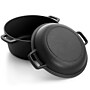 MegaChef Cast Iron Cookware Set, Black, 12 Pieces/Set (935117380M)~#|#~B2260C96-5B5D-4E6B-8A2024CC09D0108C_sc7