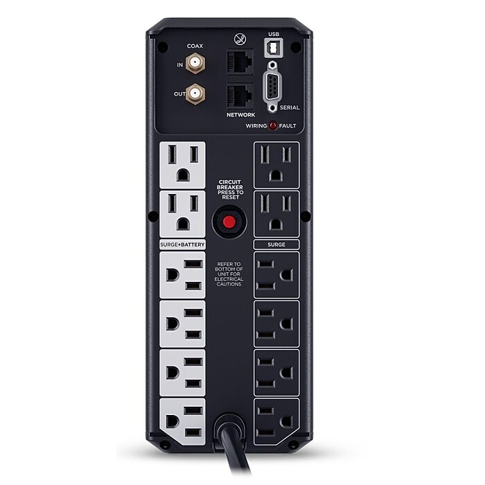 CyberPower Intelligent LCD UPS System, 1500VA/900W, 12