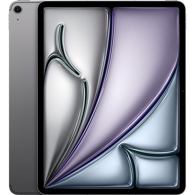 Apple iPad Air 6th Generation 13" Tablet, 128GB, Wi-Fi 6E + Cellular, Space Gray (MCJ14LL/A) image 1