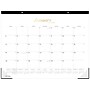 2025 Blue Sky Elevated 22" x 17" Monthly Desk Pad Calendar, White/Gold (152484)~#|#~B232D041-800B-4D2D-9FA7DA7C260B6748_sc7