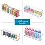 iDESIGN Stackable Plastic Storage Bin, 4" x 14.5"x 4", Clear, 3/Pack (28983M3)~#|#~B23409BB-4EF5-4A15-983EDB5E57C9F3AF_sc7