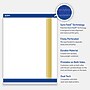 Avery Gold Double-Dipped Edge Matte Blank Card, White, 20/Pack (S00-DKK)~#|#~B23676A9-99DA-4BC4-95B1043E9CC0DBB4_sc7