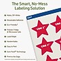 Avery Dissolvable Burst Multipurpose Labels, 2-1/4" x 2-3/8", Off-white, 300/Pack (94611)~#|#~B23757FC-92CE-448E-BD57600FBD75E2B5_sc7