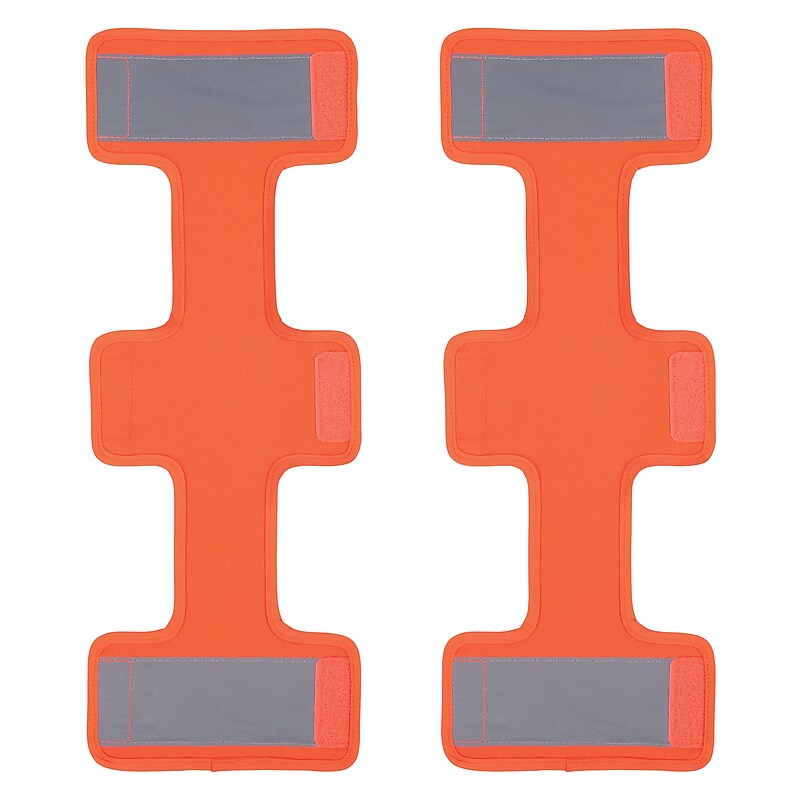 Ergodyne GloWear 8105 High Visibility Seat Belt Cover, Orange, 2/Pack (29035) image 1