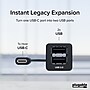 Plugable Universal USB-C to Dual USB-A 2.0 Splitter, Male to Female/Female, Black (USBC-2PORT)~#|#~B23A8613-0100-4962-999F44EAD6A1D5A5_sc7