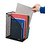 Mind Reader Vertical File Storage Desktop Organizer, Metal, Black, 2/Pack (JMAG2-BLK)~#|#~B23D8E9E-CA9A-45B6-B94E5C6516AE4C7D_sc7