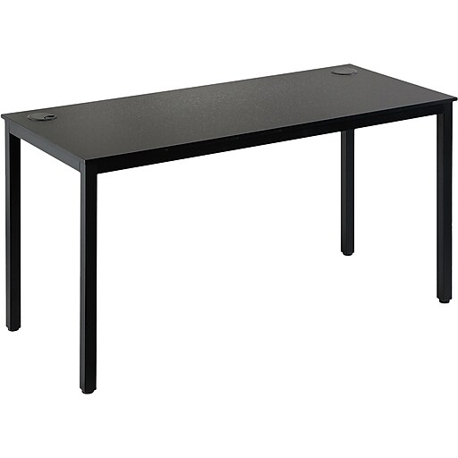 Eureka Ergonomic 55"W Computer Desk, Black (CD008) Staples