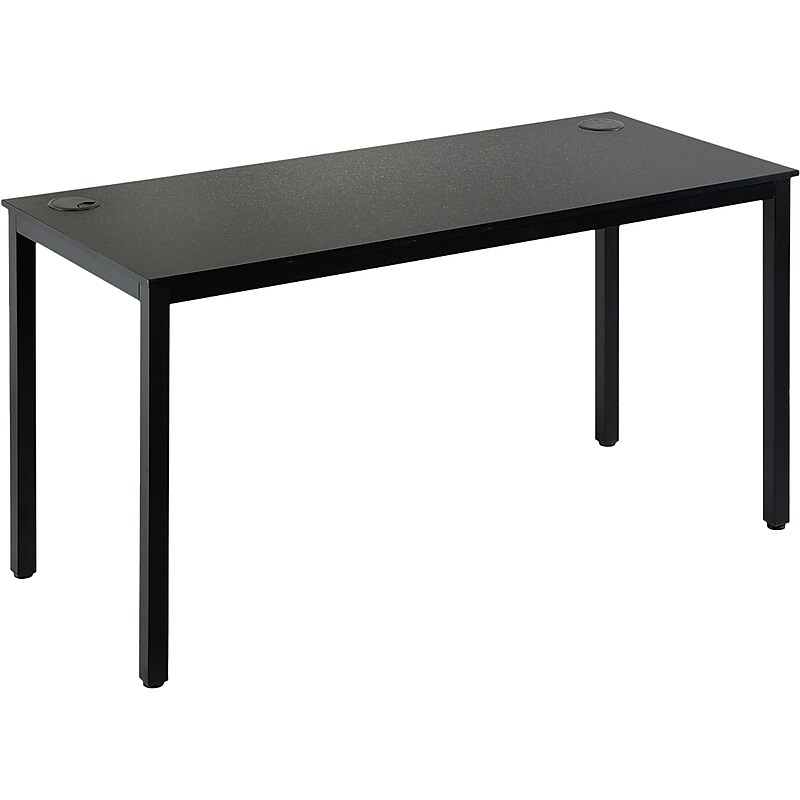 Eureka Ergonomic 55"W Computer Desk, Black (CD008) image 1
