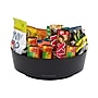 Mind Reader Plastic 4-Compartment Snack Carousel Organizer Snack Tray, Black (LAZSNACK-BLK)~#|#~B243DD23-CE21-4FD3-88A51A6F6C755F01_sc7