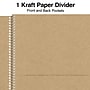 Staples Premium 1-Subject Notebook, 8.5" x 11", College Ruled, 100 Sheets, Brown (TR52121)~#|#~B24AFD86-0E99-4552-94BDE5CDAFACA849_sc7