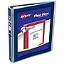 Avery Flexi-View Heavy Duty 1" 3-Ring View Binders, Navy Blue (17685/14988-CC)~#|#~B2501D5D-593E-4906-B39B7E6D2C594C48_sc7