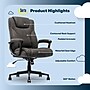 Serta Comfort Eco Ergonomic Velvet Fabric Swivel Executive Chair, Brown (CCHR10006D)~#|#~B253421B-7D70-4D13-BBBF5D8478F0057D_sc7