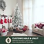 Fraser Hill Farm 7.5' Flocked Mountain Pine Artificial Christmas Tree (FFMP075-0SN)~#|#~B253E94E-E7B4-4195-893C4A5DF73D4EE4_sc7