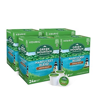 Green Mountain Nantucket Blend Coffee, Keurig® K-Cup® Pods, Medium Roast, 96/Carton (6663)