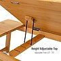 Mind Reader 12" x 19.75" Lap Desk/Laptop Stand With Folding Legs, Brown (BEDTRAYBM-BRN)~#|#~B2568EBB-DA82-4307-86254BEF4AB2182D_sc7